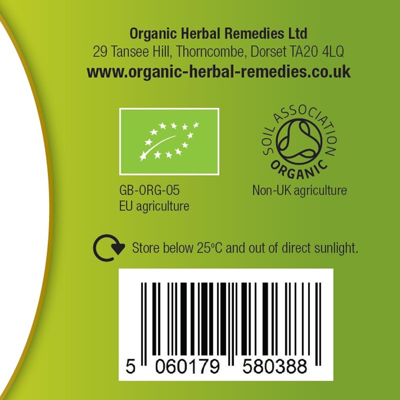 Organic Herbal Remedies 100 ml Burdock Tincture