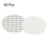 PATIKIL 50mm/1.97" Foam Lid Liner, 50 Pack PS Foam Resistant
