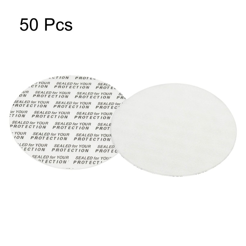 PATIKIL 50mm/1.97" Foam Lid Liner, 50 Pack PS Foam Resistant