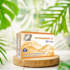Vitamina C Caja Con 30 Tabletas 60 Mg Natutech                                                                                                        