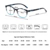 MODFANS Reading Glasses 2.25 Women 3 Pack Spring Hinge Fashion