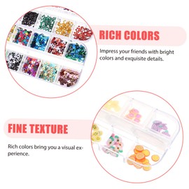 FRCOLOR Rhinestone Butterflies Nail Art Decors Set Creative Watermark Stickers for Women Manicure Accessories Long-Lasting Stylish Nail Decorations