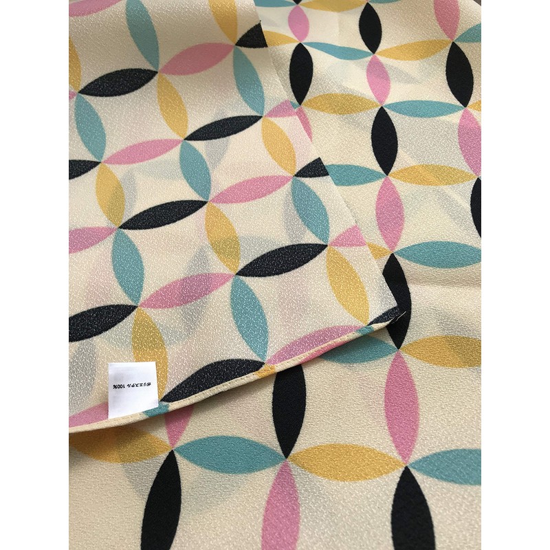 Fashionable Workshop Cloisonne Eco Furoshiki Furoshiki Multi-Color Polyester 27.6 inches