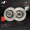 A-Premium 12.99 in (329.9 mm) Front Vented Disc Brake Rotors