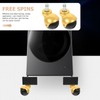 ULTECHNOVO 4pcs Gold Swivel Casters Chair Rollers Activity Walker Chair
