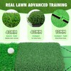 Golf Hitting Mat, 3-in-1 Golf Practice Mat, Replaceable Turf Golf