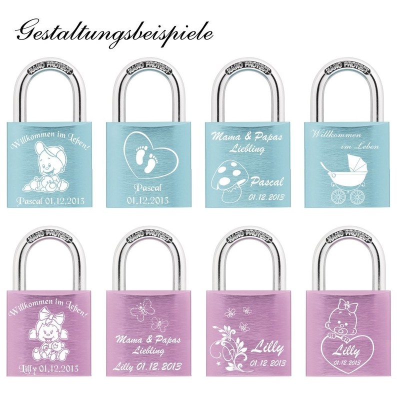 Abus Lock Baby 645TI / 30, Blue (26357