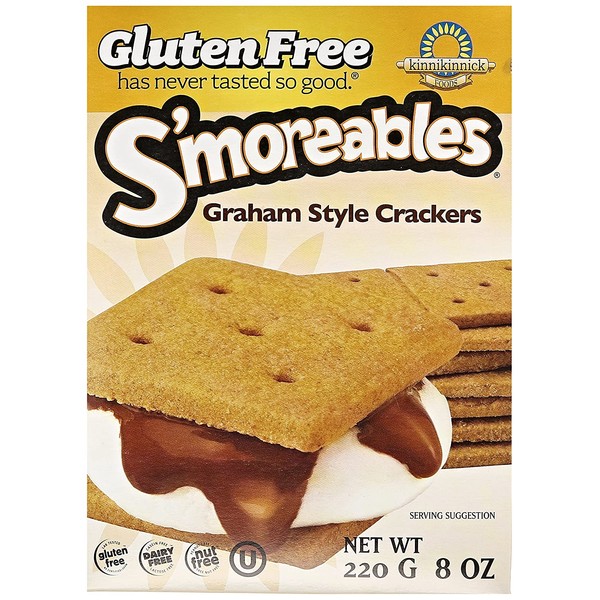 Kinnikinnick S'moreables Graham Crackers, 8 oz