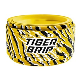 Tiger Grips Baseball Softball Bat Grip Tape - 0.5mm - Steel City(Blk and Amber)