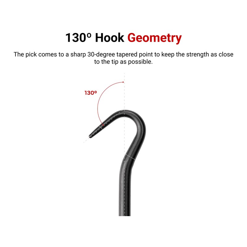 TEKTON 130-Degree Blunt Hook (1/8 Inch x 3 Inch) |