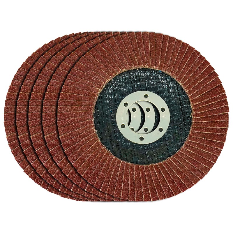 Dapetz ® Flap Discs 115mm 10PCS Grinding Discs 4.5" 40/60