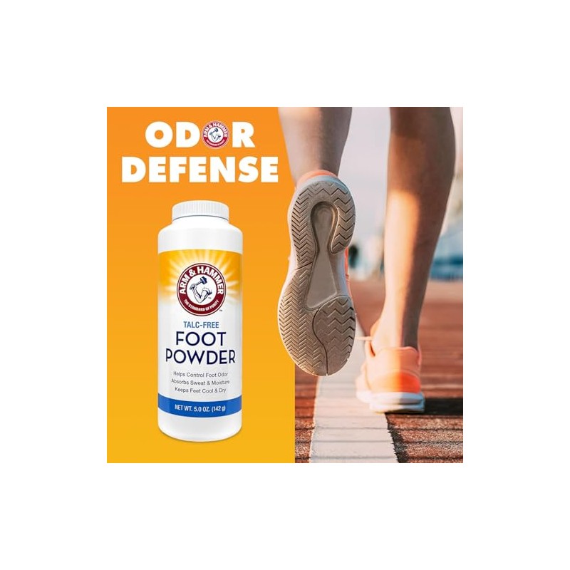 Arm Hammer Talc - Free Foot Powder 142 Gr