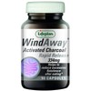 Lifeplan WindAway Activated Charcoal Capsules 334mg. Rapid Release. to Reduce