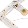 Floral Resin Letter Light Dry Flower and Alphabet Shape LED