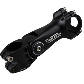 Venzo 3D Forged Aluminum Alloy Bike Bicycle Road Mountain MTB Length 110mm 31.8x28.6mm -20 to +60 Degree Adjustable Riser Extension Stem Short Handlebar MTB, BMX, Cycling