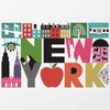 CafePress Unique New York Block by Block Everyday Pillow Square