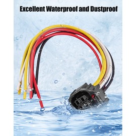 HUFEWU 8-Pin Tail Light Wiring Harness Replace 6181-6850, LED Light Headlamp Headlight Connector Fit for Honda Civic 2016 2017 2018 2019 2020 2021 2022 2023