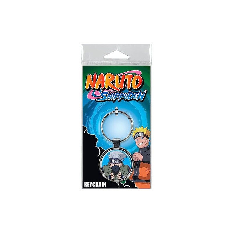 Ata-Boy Naruto Shippuden Kakashi 1.5" Fob Keychain for Keys, Backpack