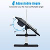 Bed Desk for Laptop, Adjustable Lap Desk with 2 Storage