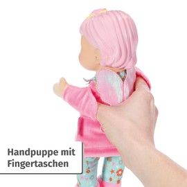 BABY born For Babies Fairy Doll with Soft Body and Finger Pockets in the Arms, 26 cm Hand Puppet, 834695 Zapf Creation