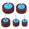 Pack of 5 Coarse Non-Woven Interleaf Flap Sanding Discs Pad