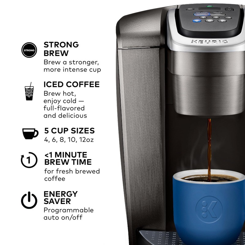 Keurig K-Elite Single Serve K-Cup Pod Coffee Maker, with Strength