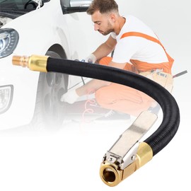 Watris Veiyi Tire Inflator Hose Adapter, Portable Tire Inflator Extension Tube, Car Motorcycle Bike Pump Extension Hose for Standard Fine Thread 0.305" x32TPI Air Compressor