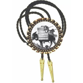 photos on a bolo ties mens wear gift for dad Donkey W/Nitro Dynamite Bolo Tie Men's Neckties Men's Clothing Accessory Fun art