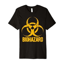 Biohazard Grunge Style Distressed Toxic Vintage Premium T-Shirt