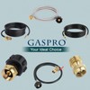 GASPRO 1LB Propane Adapter Fitting, 1''-20 Male Throwaway Cylinder to
