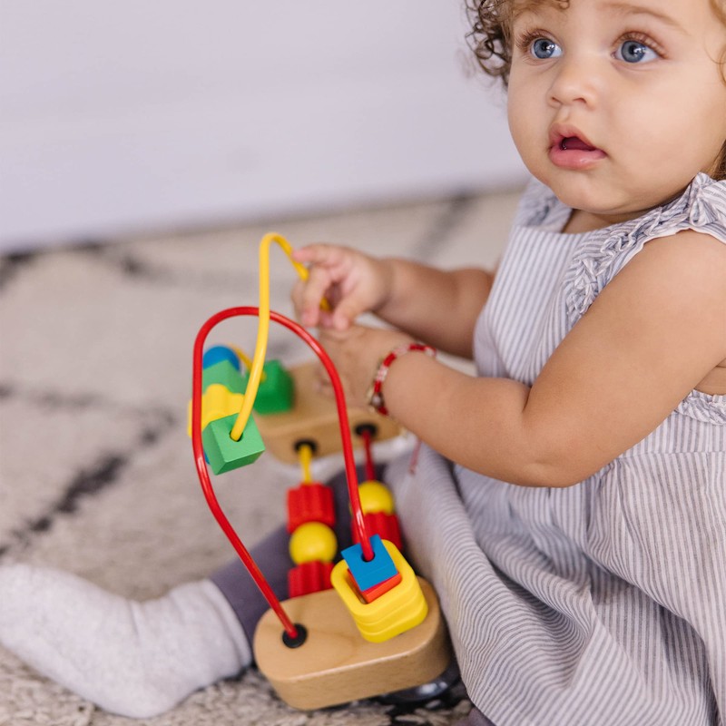 Melissa, Doug First Bead Maze | Developmental Toy | Motor