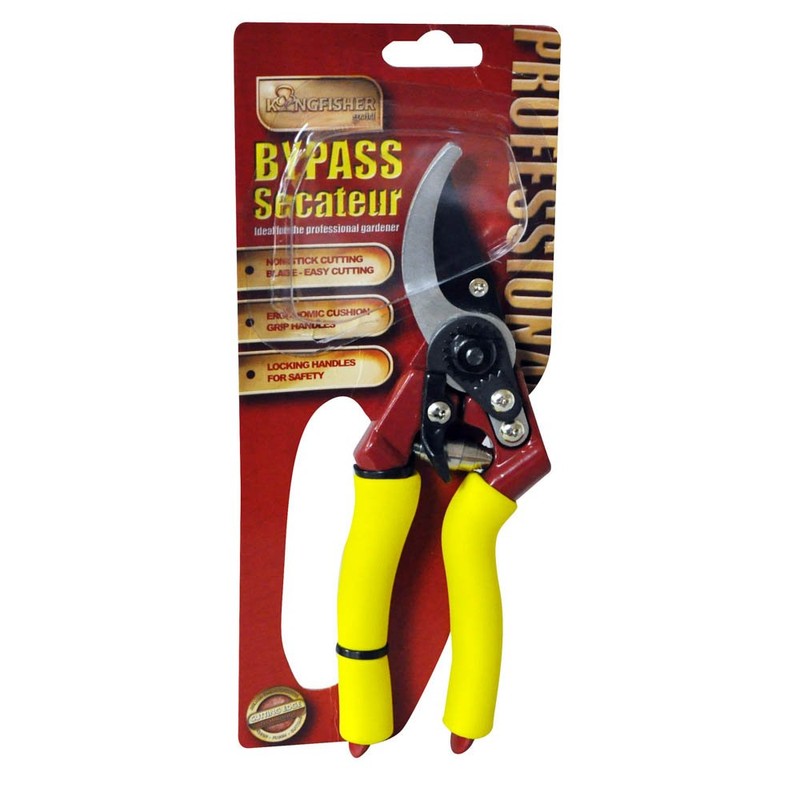 Pro Gold Cushion Grip Deluxe Bypass Secateurs