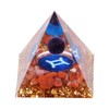 Constellation Pyramid Stone for Positive Energy Reduce Stress Chakra Resin