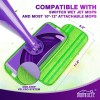 Swiffer Microfiber Mop Pads Compatible With Swiffer WetJet Reusable Machine