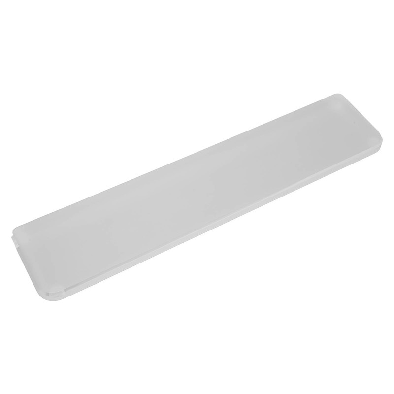 Keyboard Wrist Rest 0.4 to 0.6in Slope Ergonomic Clear Acrylic