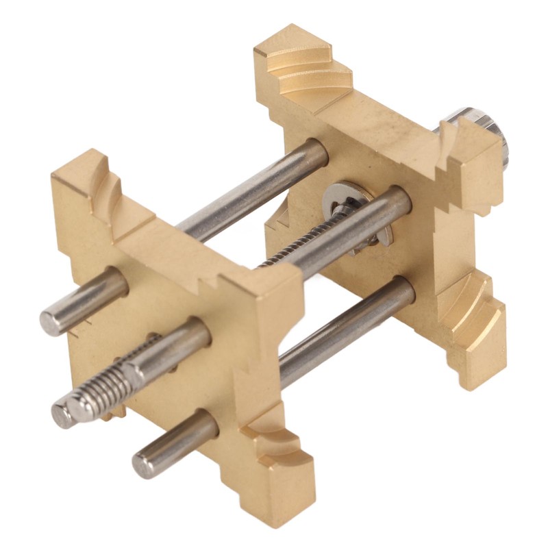Watch Movement Holder Fixed Base Adjustable 4 Sided Watchmaker Clamp
