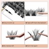 Lash Clusters DIY Eyelash Extensions 144 Pcs Cluster Eyelash Extensions