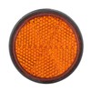 Round Reflector, 2 Pcs Round Reflector Universal Motorcycle Bike Red