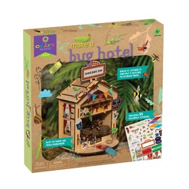 PlayMonster PlayMonster Craft-Tastic  Make A Bug Hotel  DIY Nature Craft Kit  No Tools Needed  Decorate Your Hotel with Stickers  Ages 4+ with Help