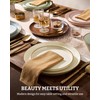 Famiware Saturn Dinnerware Sets, Plates and Bowls Sets for 4,