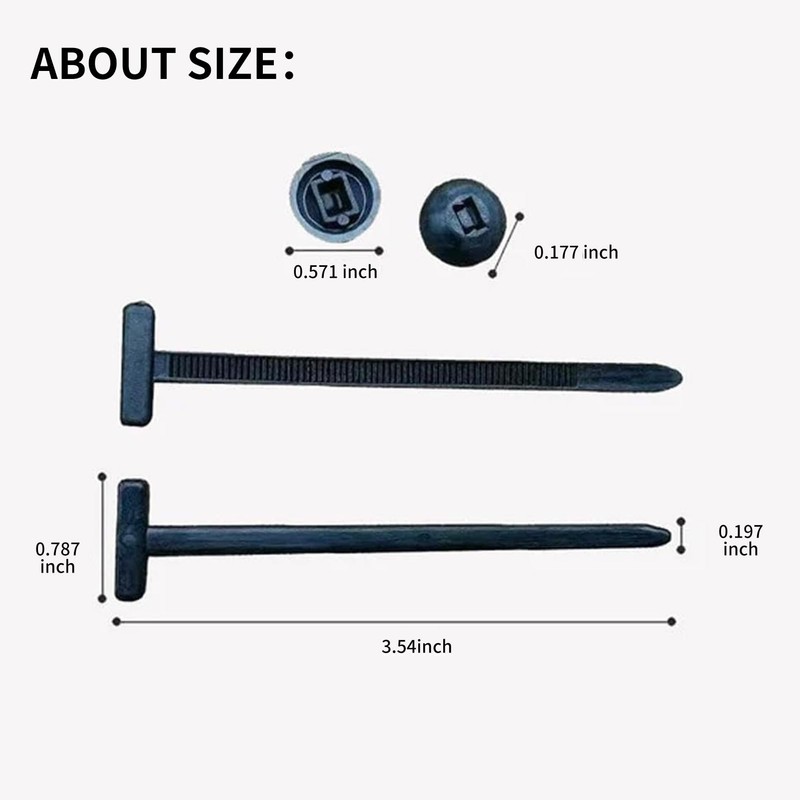 NEW Nylon Universal Cable Ties, Heavy Duty Self-Locking Zip Ties,