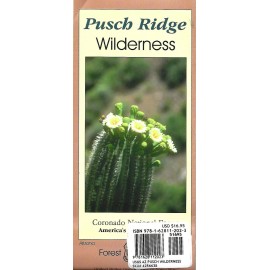 Map of Pusch Ridge Wilderness, Arizona, Coronado NF, by US Forest Service