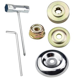 yivom Pack of 6 Replacement Parts for Brush Cutter Lawn Mower Replacement Parts Gear Strimmer Parts for Trimmer Brush Cutter Lawn Mower