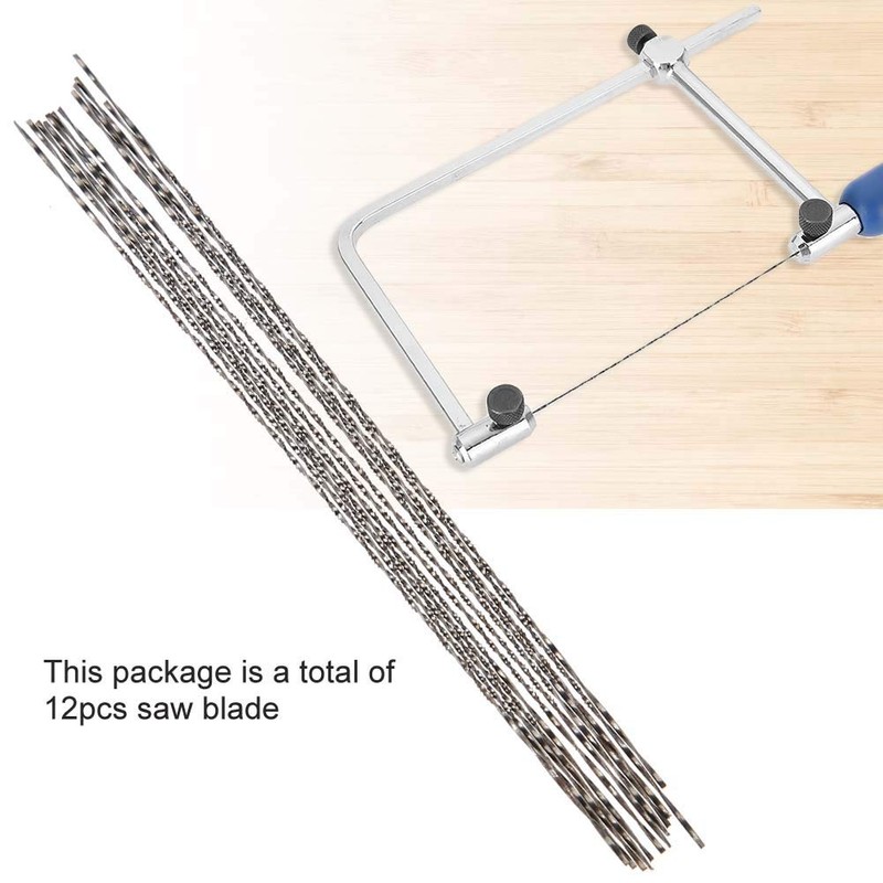 12 Piece Scroll Saw Blades with Spiral Toothing Saws Jewellers