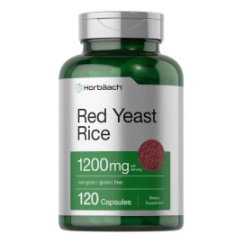 Red Yeast Rice 1200mg Apoyo Al Corazón 120caps Americano