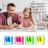 DOETYD 4pcs Pencil Sharpener 4 Color Dual Holes Manual Sharpener