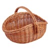 Oval Shopping Basket, Brown, T 42 cm x W 29