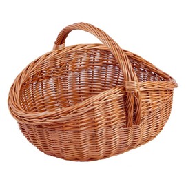 Oval Shopping Basket, Brown, T 42 cm x W 29 cm x h 17 cm