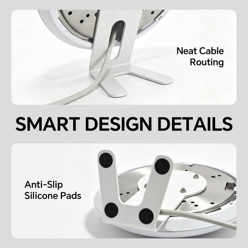 DPVPER Aluminum Desk Stand for Ubiquiti UniFi U7-Pro, U6-Pro, U6-LR,