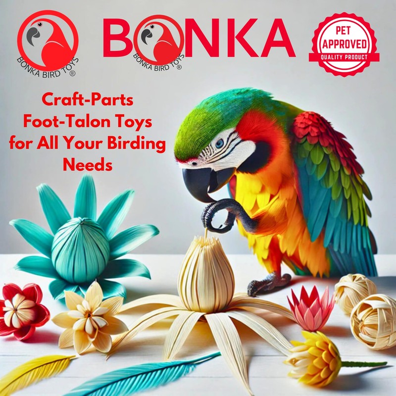Bonka Bird Toys 3338 Twisted Vine Swirls 4" x 3"